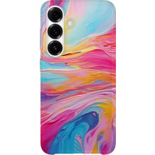 Lelia Samsung Galaxy S24 Plus Uyumlu Baskılı Şeffaf Telefon Kılıfı | Koleksiyon: Pastelbloom Soft Series