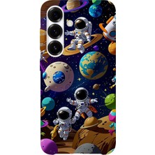 Samsung Galaxy A14 Uyumlu Baskılı Şeffaf Telefon Kılıfı | Koleksiyon: Cosmicwhisper Skyset