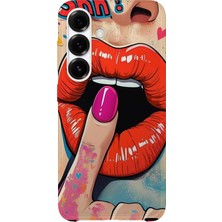 Lelia Samsung Galaxy A36 Uyumlu Baskılı Şeffaf Telefon Kılıfı | Koleksiyon: Queenmode Femme