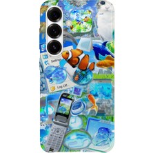 Lelia Samsung Galaxy A34 Uyumlu Baskılı Şeffaf Telefon Kılıfı | Koleksiyon: Aeroglass Mirage