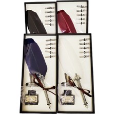 DS LLC Tüylü Masaüstü Divit Kalem Seti Iegtgrs-34