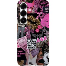 Lelia Samsung Galaxy A55 Uyumlu Baskılı Şeffaf Telefon Kılıfı | Koleksiyon: Chromatica Aura