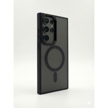 Zebana Samsung Galaxy S24 Ultra Uyumlu Kılıf Zebana Vault Silikon Kılıf (Kablosuz Şarj Destekli)