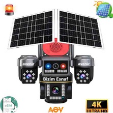 Avenir Av S- 445 4 Kameralı 4g Solar Kamera