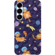 Lelia Samsung Galaxy A55 Uyumlu Baskılı Şeffaf Telefon Kılıfı | Koleksiyon: Pawprint Stories