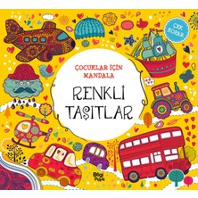İrgit Store Çocuklar Için Mandala - Renkli Taşıtlar