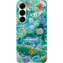 Lelia Samsung Galaxy S25 Uyumlu Baskılı Şeffaf Telefon Kılıfı | Koleksiyon: Aeroglass Mirage