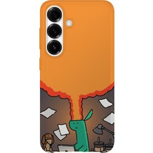 Lelia Samsung Galaxy S25 Uyumlu Baskılı Şeffaf Telefon Kılıfı | Koleksiyon: Memecraft Studio