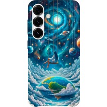 Lelia Samsung Galaxy A35 Uyumlu Baskılı Şeffaf Telefon Kılıfı | Koleksiyon: Cosmicwhisper Skyset