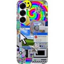 Lelia Samsung Galaxy S24 Uyumlu Baskılı Şeffaf Telefon Kılıfı | Koleksiyon: Aeroglass Mirage