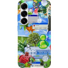 Lelia Samsung Galaxy S23 Uyumlu Baskılı Şeffaf Telefon Kılıfı | Koleksiyon: Aeroglass Mirage