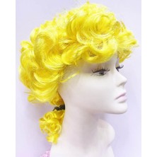 Nuveden Marquis Baroque Peruk Barok Dönem Yargıç Peruğu Sarı Renk DIE-RSTG34