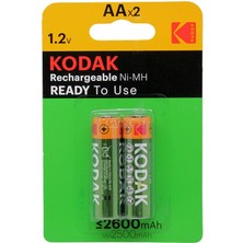 Die Grup Kodak Şarj Edilebilir Ni-Mh Aa Pil 2600 Mah (2 Adet) DIE-RSTG34