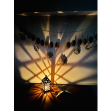 Boyanabilir Ramazan Köşesi Seti Hoşgeldin Ramazan Yazısı ve 9 Adet Süs, 1 Adet Kandil