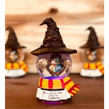 PremiumPort Büyülü Kar Küresi, Melodili, Işıklı, Hogwarts Temalı, Dekoratif, Harika Hediye