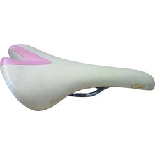 Fizik Sele Vitesse Hıght Performance Kelepçesiz 260MM 150MM Beyaz Pembe