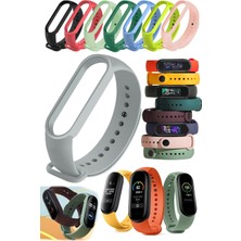 Munico Renkli Mi 5/6 Colorstyle Band Unisex Silikon Kayışlar Pro Şık Rahat ve Kaliteli  ile Pratik Kullanım