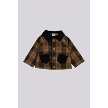 Layette Bg Store Erkek Bebek Ekose Ceket Konforlu Günlük Stil Pamuk Viskoz Poliester