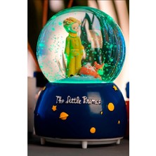PremiumPort Küçük Prens ile Müzikli Işıklı Kar Küresi, Otomatik ve Püskürtmeli Büyük Boy