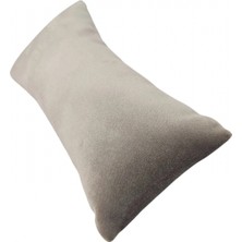 Özer Kutu Süet Orta Boy Bileklik & Saat ve Kelepçe Yastığı 8X17 cm Ekru