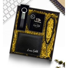 As Gift Kişiye Özel Cüzdan & Çakmak & Anahtarlık & Tesbih Hediye Seti