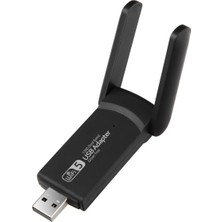 AteşTech USB 3.0 Dual Band Wifi Adaptör 1200 Mbps Çift Antenli 2.4ghz / 5ghz Kablosuz Alıcı