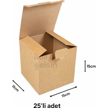 15X15X15 Kilitli E-Ticaret Kargo Kutusu