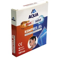 Aquamed Kompres Jel 13X13 cm (Termojel) – Kutulu, Kılıflı, Sıcak & Soğuk Kullanıma Uygun
