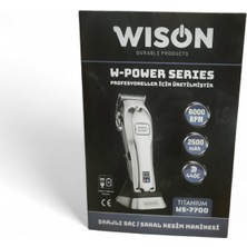 FDN Wison WS-7700 Şarzlı Saç Sakal Kesim  Makinası Titanıum