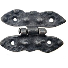 Nuveden Antika Tarz Dekoratif Pirinç Bodur Menteşe - 75X50 Mm, Oksit DIE-RSTG34