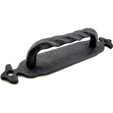 İlk El Grup Antika Tarz Dekoratif Pirinç Burgulu Çekme Kol - 148X33 Mm, Oksit Iegtgrs-34