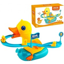 Farbu Oyuncak Pilli Işıklı Sesli Oyuncak Ördek Kaydırak - Eğitici Hareketli Ilgi Çekici Bebek Oyuncağı