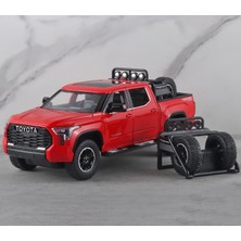 BNG STR Kutulu Koleksiyon 1 / 24 Ölçek Toyota Tundra Kırmızı Metal Araba
