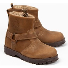 Papuccum Ortopedi Unisex Hakiki Deri Fermuarlı Bot