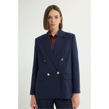 Love My Body Kruvaze Ceket Lacivert 119L9789000