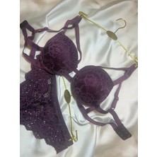 Kadın Kırmızı Dantel Sütyen Külot Takımı – Destekli, Şık ve Feminen Iç Çamaşırı Seti