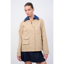 Love My Body Cep Detaylı Trenkçkot Bej 178M2172000