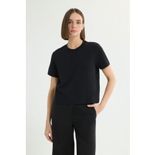 Love My Body Kısa Kollu Tişört Siyah 175L9681000