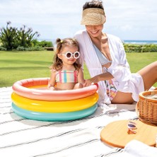Toha Intex Sunset Glow Şişme Çocuk Havuzu | 61 cm Yuvarlak, Yumuşak Zeminli, 28 Litre (1–3 Yaş)