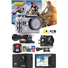 Munico Akıllı Kumandalı 4K Aksiyon Kamerası Motorsiklet Kask Su Sporları Video Kayıt Kamerası Wifi Ultra