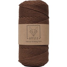 Ritzz Pamuk Halat Ip 2mm 3 Büküm Çikolata (250G)