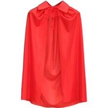 İlk El Grup Kırmızı Renk Yakalı Pelerin Çocuk Boy 90 cm Iegtgrs-34