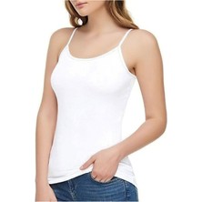 Kit Iç Giyim Tutku Elit Tekli Modal - Pamuk Penye Ince Askılı Kadın Atlet