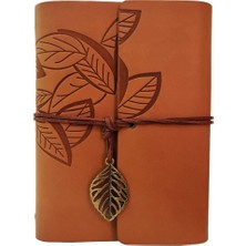 İlk El Grup Deri Yaprak Desenli Defter Iegtgrs-34
