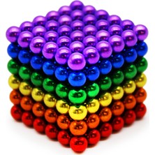 İlk El Grup Renkli Sihirli Manyetik Toplar Dyum Mıknatıs Küp Bilye 216 Adet Küp Iegtgrs-34