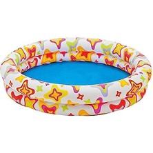 MarkEntegra 122CM Şeffaf Meyve Desenli Iki Bölmeli Şişme Havuz