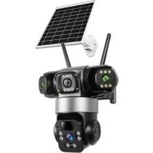 O-KAM-6040 3 Lens Wifi Solar Ptz Kamera
