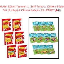 Model Eğitim Yayınları  1. Sınıf Turbo 2.dönem Eğitim Seti (6 Kitap) & Okuma Bahçesi 2 Li Set