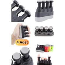 Munico 4’lü Gitar Acemi El Egzersiz Parmak Güçlendirici Eğitim Bilek Kavrama Parmak Seti