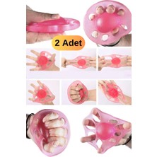 Munico 2 Adet El Avuç Içi Güçlendirici Stres Rahatlama Parmak Egzersizi Kurtarma Kavrama Topu